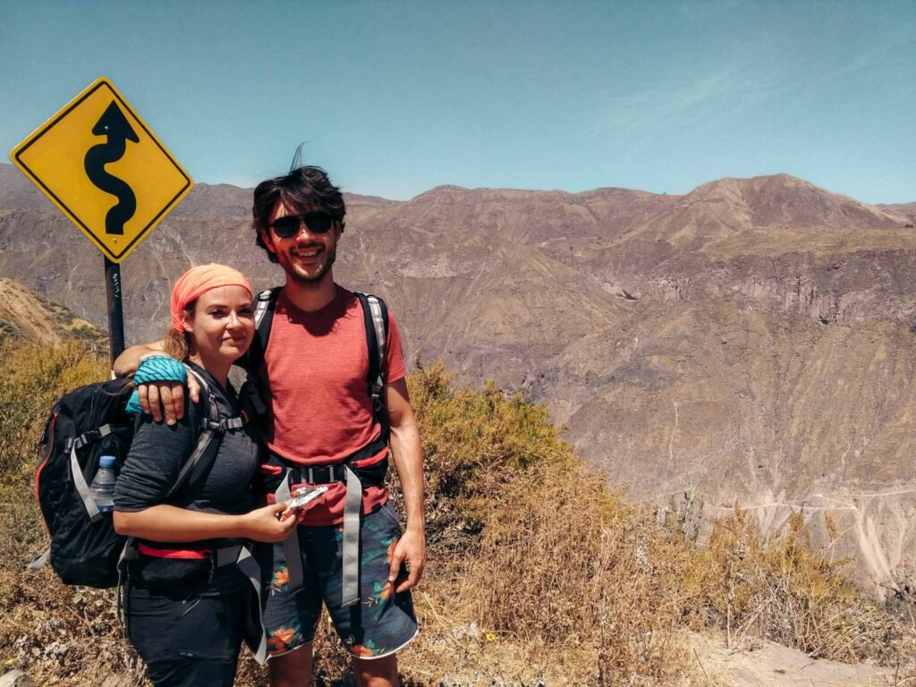Colca canyon trail