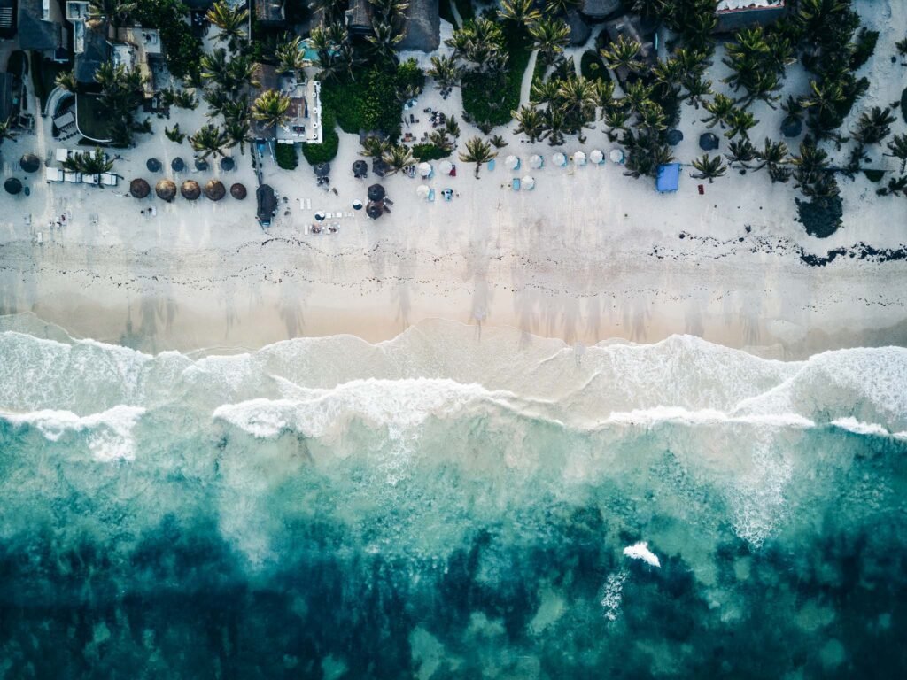 Tulum beach view