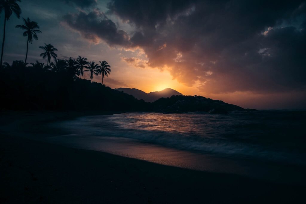 Tayrona National Park sunset