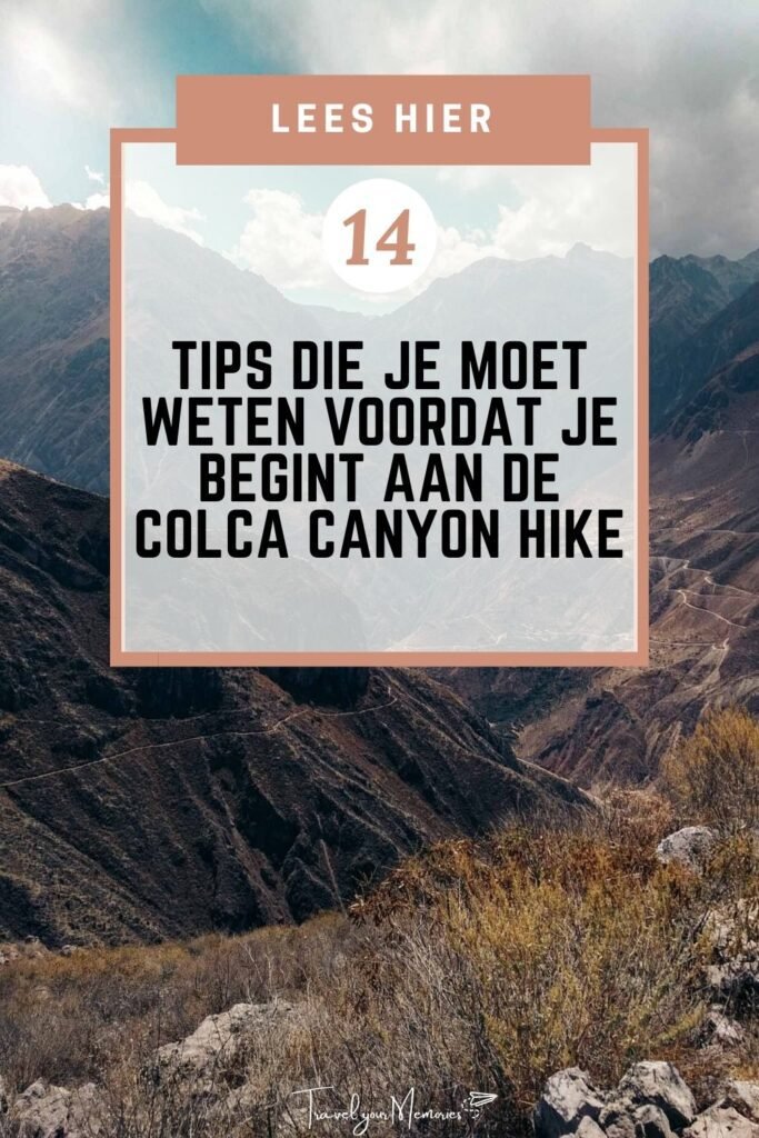 Colca Canyon hike Pin II