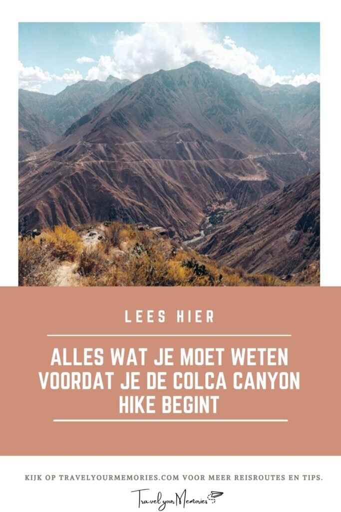 Colca Canyon hike Pin III