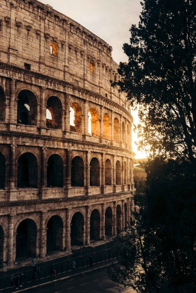 Rome Colosseum sunrise