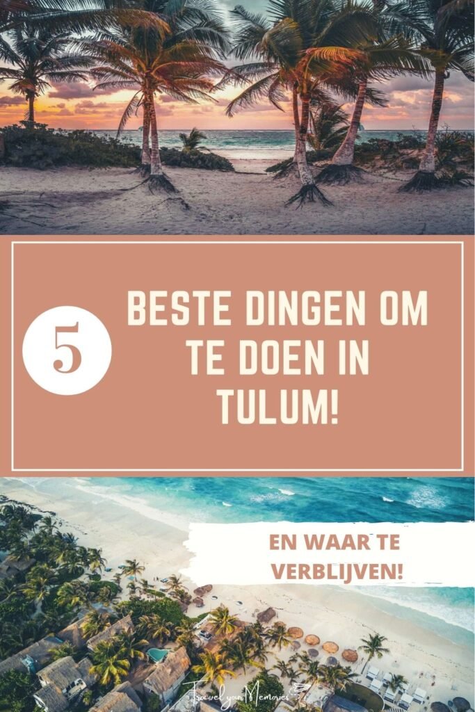 wat te doen in Tulum pin I
