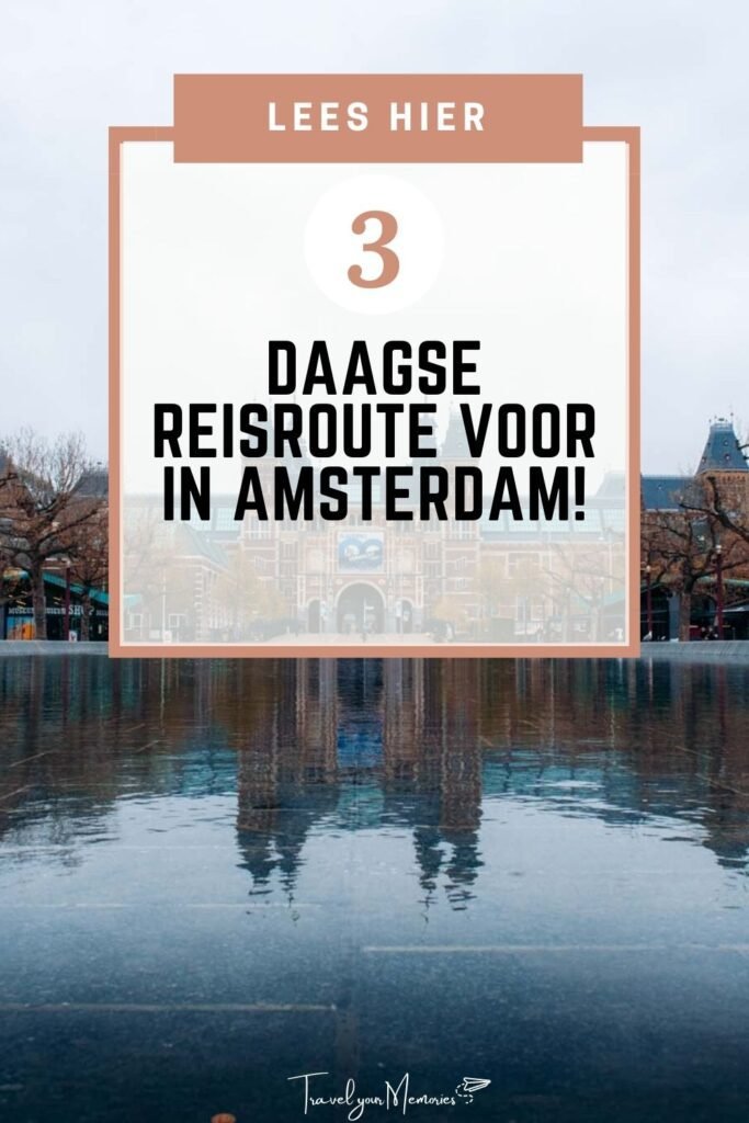 3 daagse reisroute amsterdam pin I