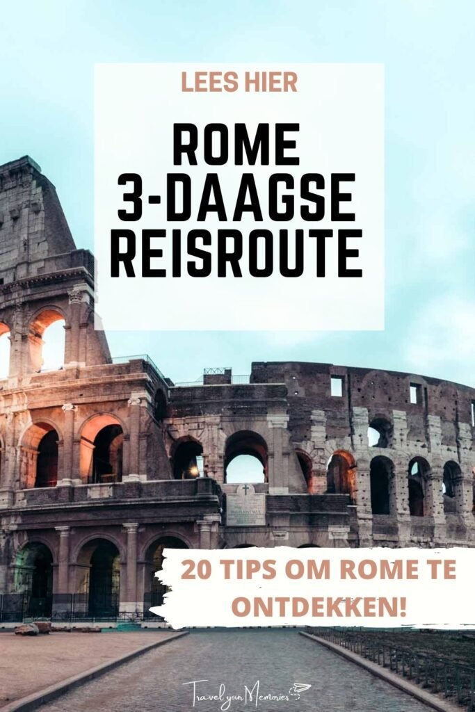 Rome 3 daagse reisroute pin III
