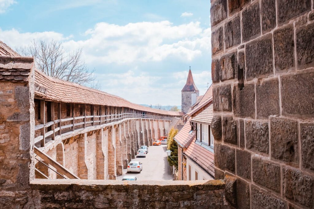 Rothenburg ob der Tauber city wall