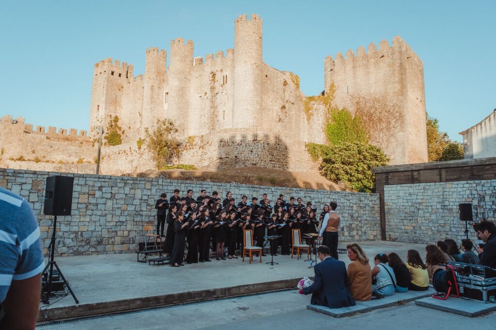 Castle of Obidos during show