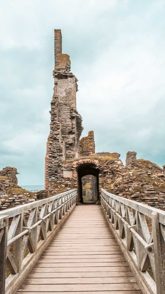 Castle Sinclair Girnigoe. Scotland