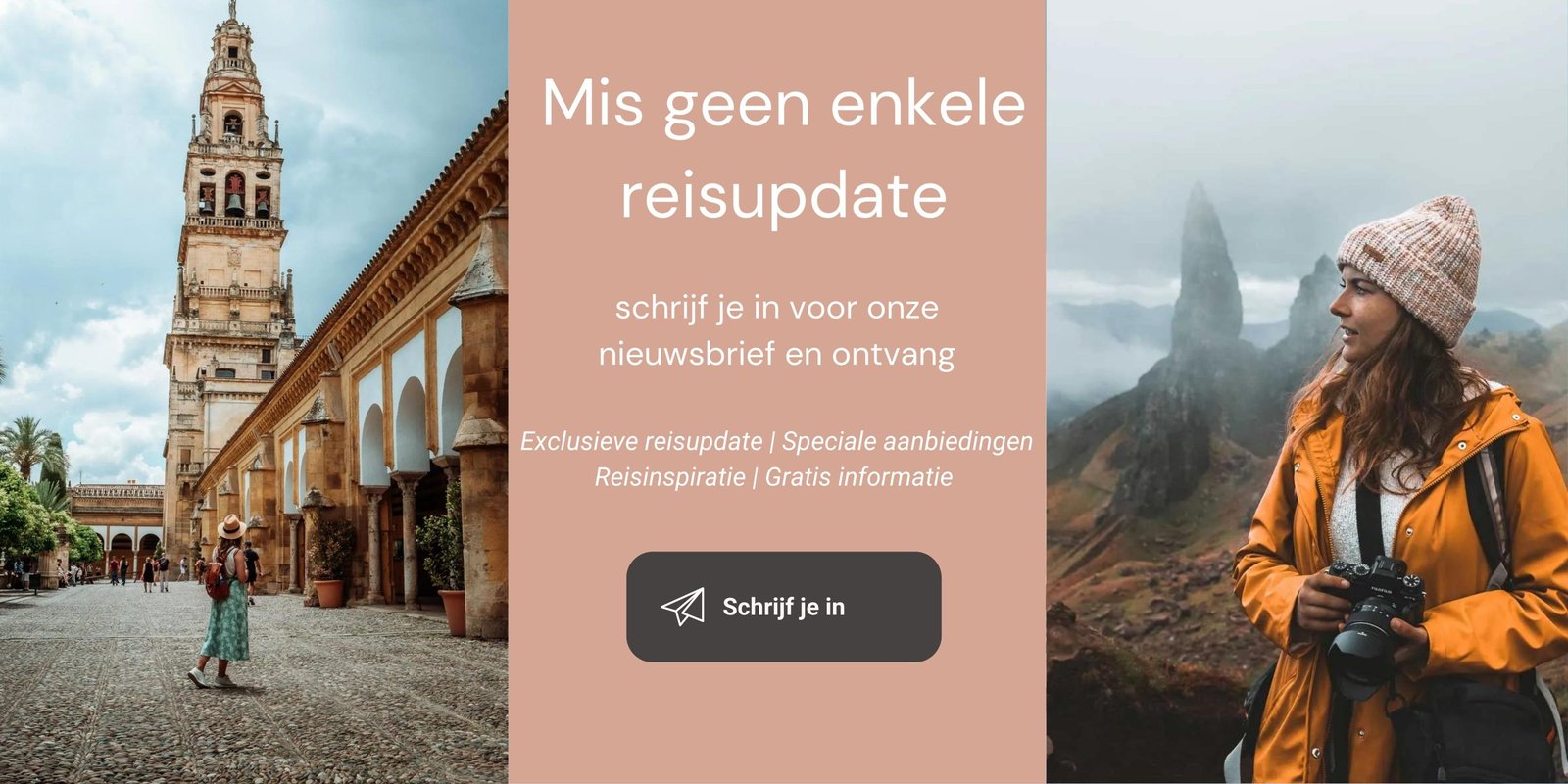 Aanmelden voor Nieuwsbrief banner